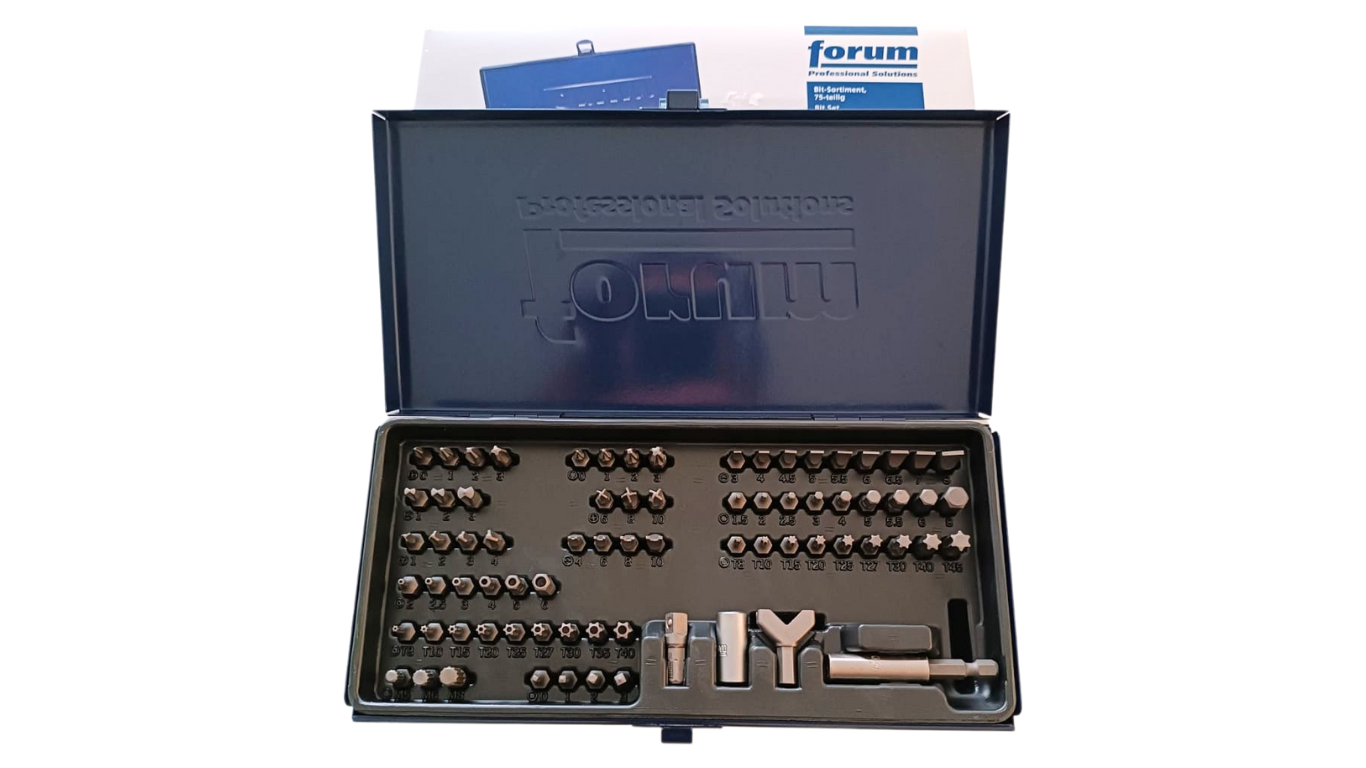 Forum bit Assortment 1/4″ 75 Parts Forum Germany