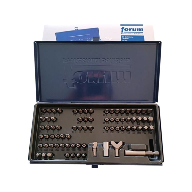 Forum bit Assortment 1/4″ 75 Parts Forum Germany