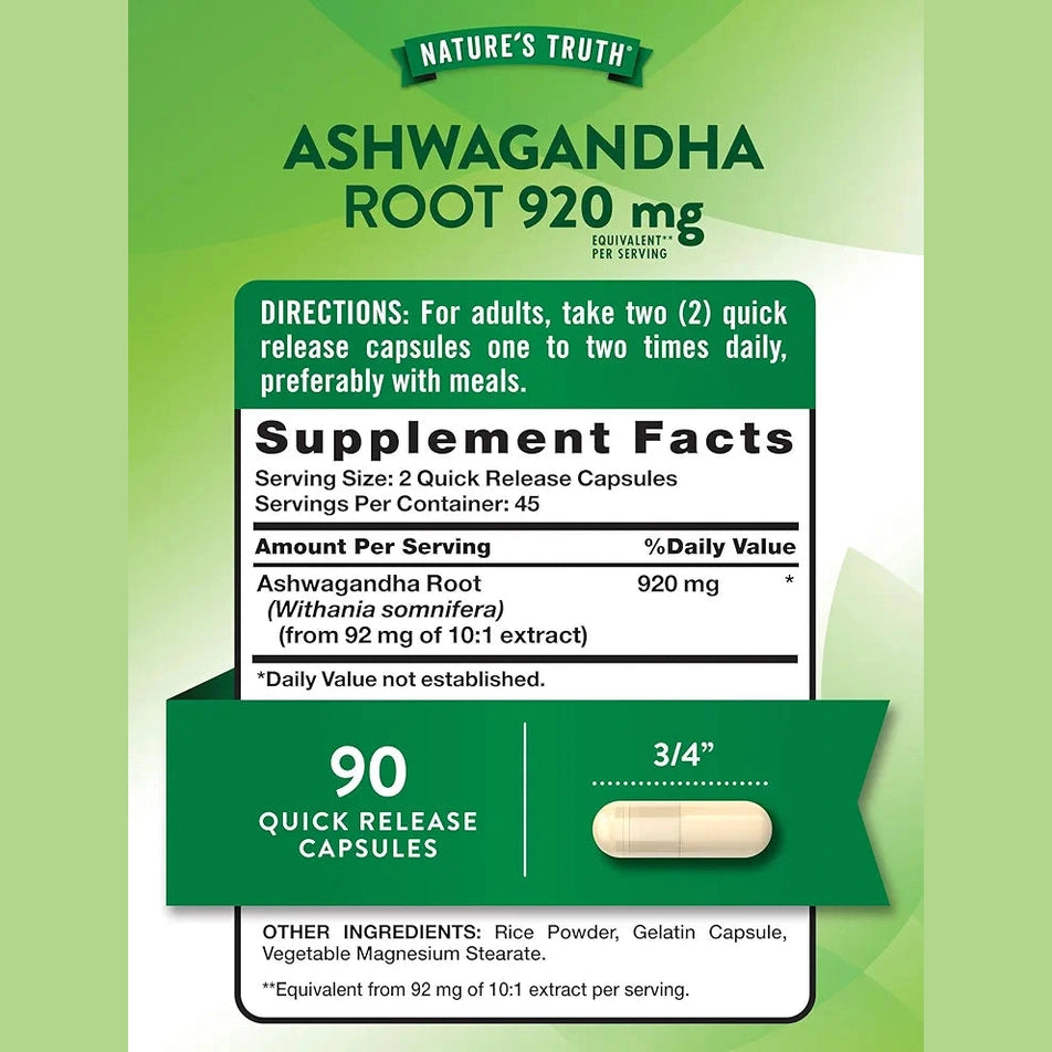Ashwagandha Natures Truth