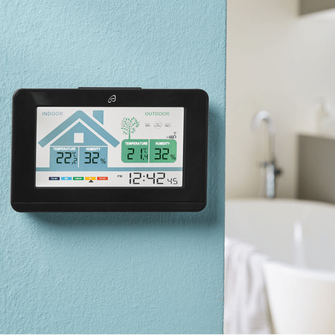 AURIOL WIRELESS WEATHER STATION WITH TOUCH SCREEN