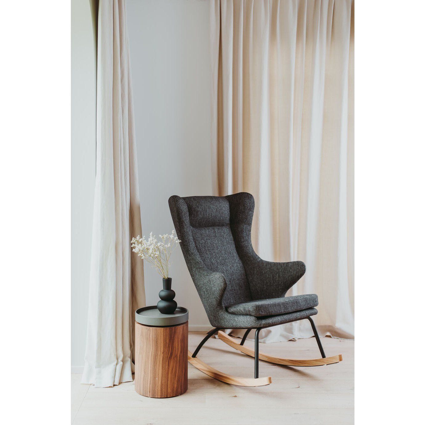 Quax Rocking Adult Chair De Luxe Sand Grey