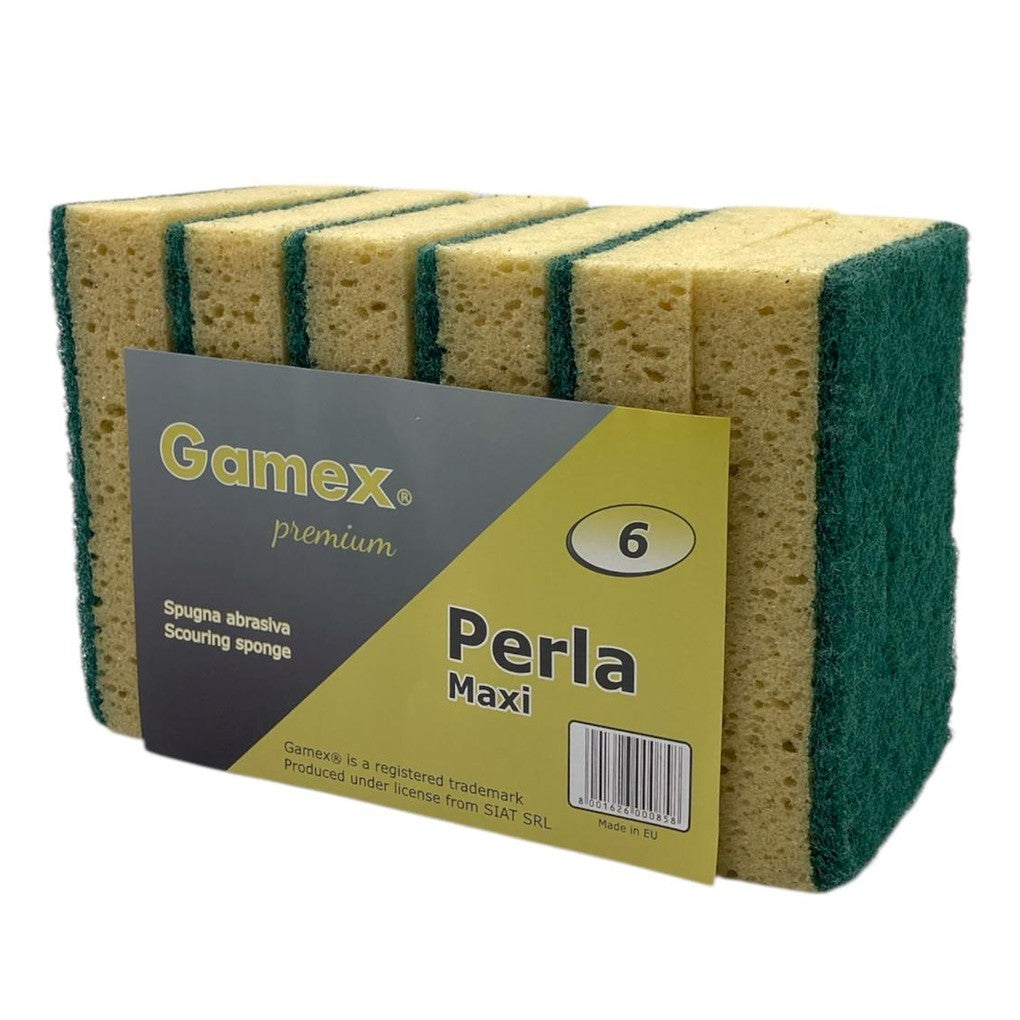 Gamex Premium Scouring Sponge Perla Maxi X6