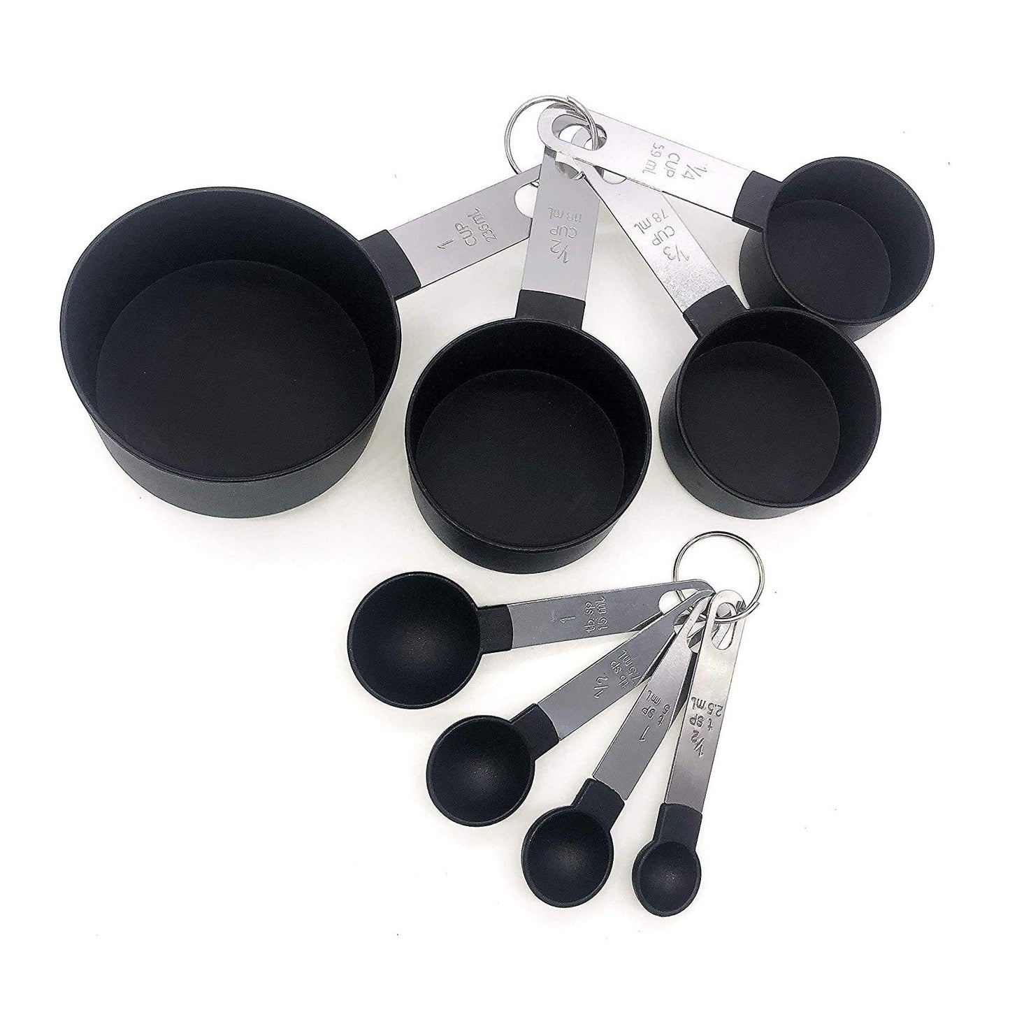 8 pcs Measuring Cups and Spoons With SS Handle