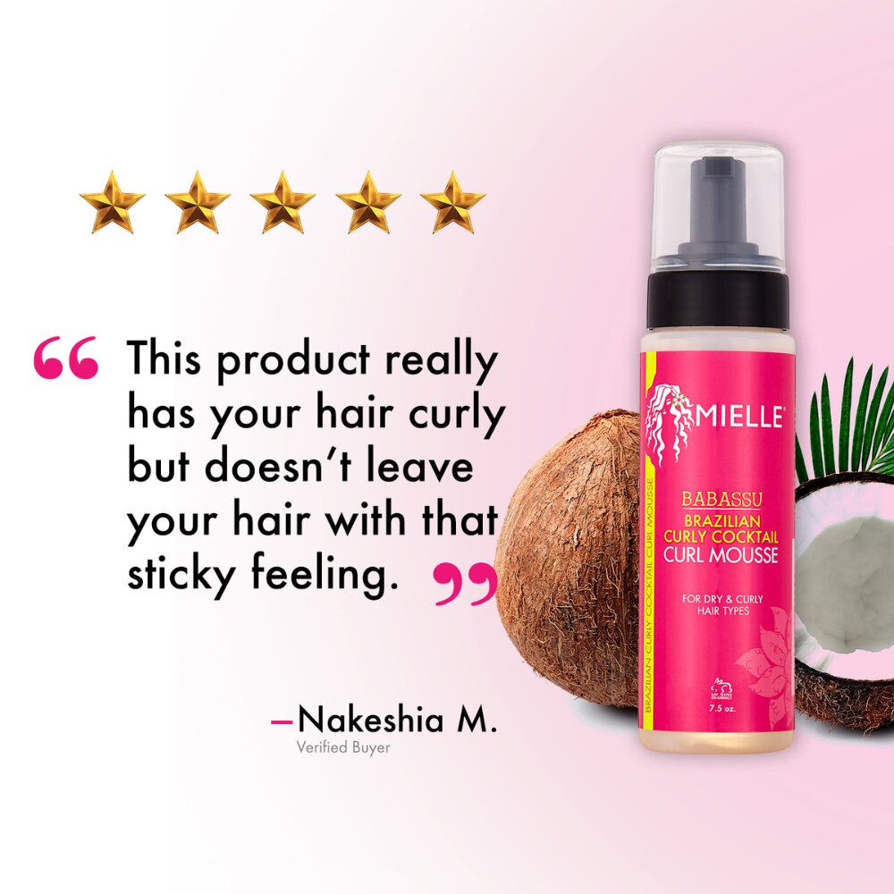 Mielle Brazilian Curly Cocktail Curl Mousse