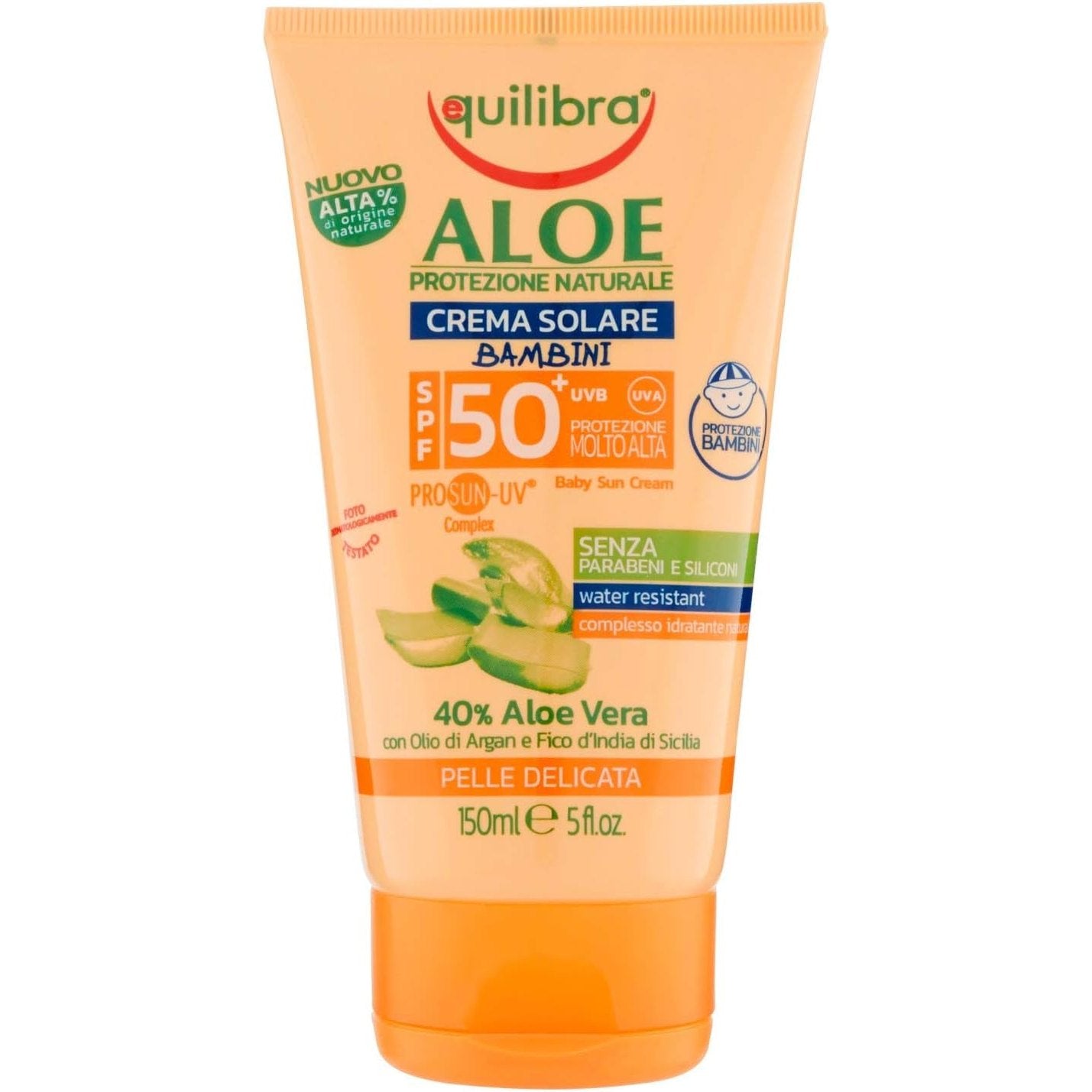 Equilibra ALOE BABY SUN CREAM SPF50 150ML
