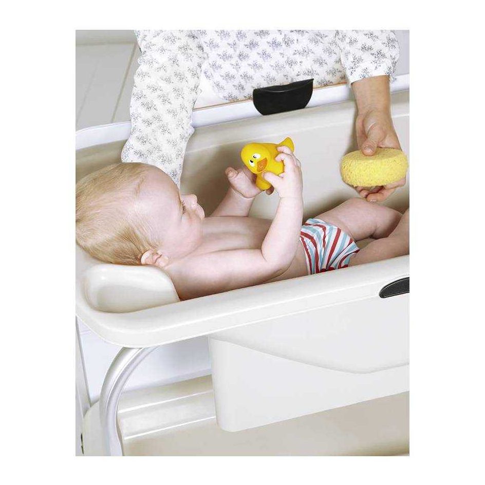 Jane Flip Bath 2-in-1 Baby Bathtub And Changing Unit Iris Beige