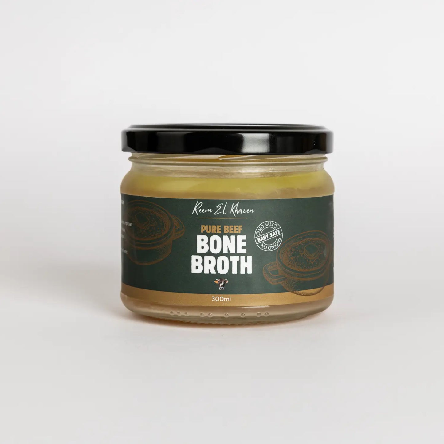 Reem El Khazen Bone Broth 300ml no salt no onion (baby friendly and pet friendly)