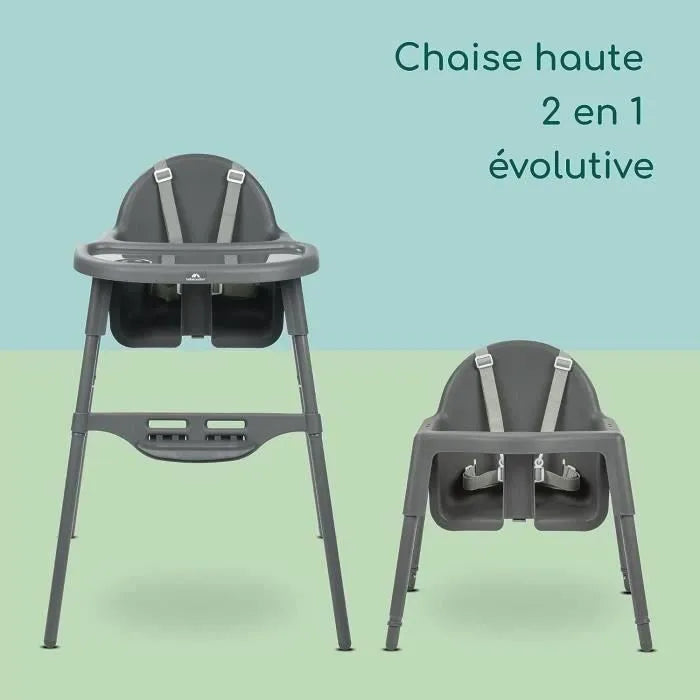 Bebe Confort - Meely 2 In 1 Highchair - Graphite