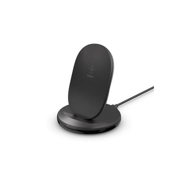 Belkin, WIB002VFBK BoostCharge 15W Wireless Charging Stand + QC 3.0 24W Wall Charger