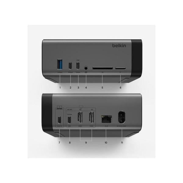 Belkin, INC020KQSGY Connect USB-C 11-in-1 Pro GaN Dock 150W