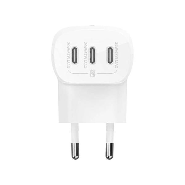 Belkin, WCC002VF2MWH-B6 BOOSTCHARGE PRO 3-in-1 Wireless Charging Pad with MagSafe