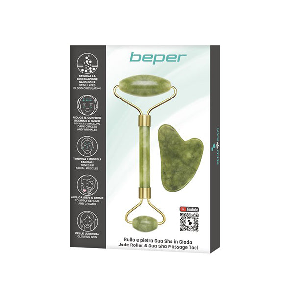 Beper, Jade Roller & Gua Sha Massage Tool, C301ABE101