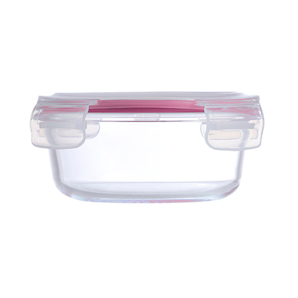 Bergner, Food Container 400Ml High Borosilicate Glass - BG-25027-RD