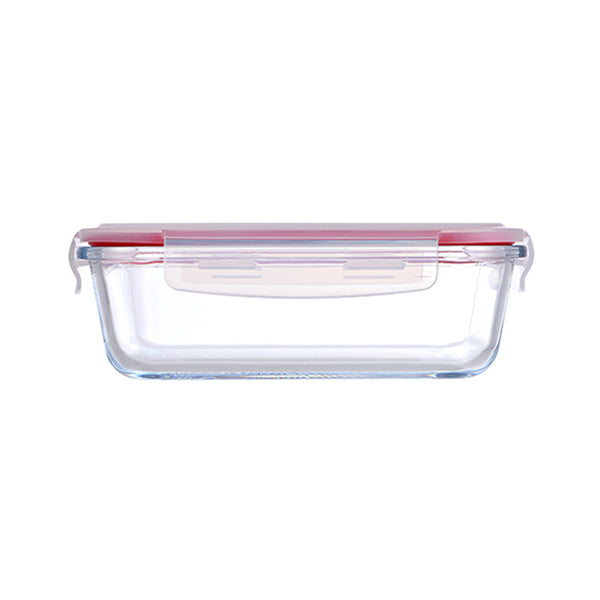 Bergner, Food Container 520Ml High Borosilicate Glass - BG-25021-RD