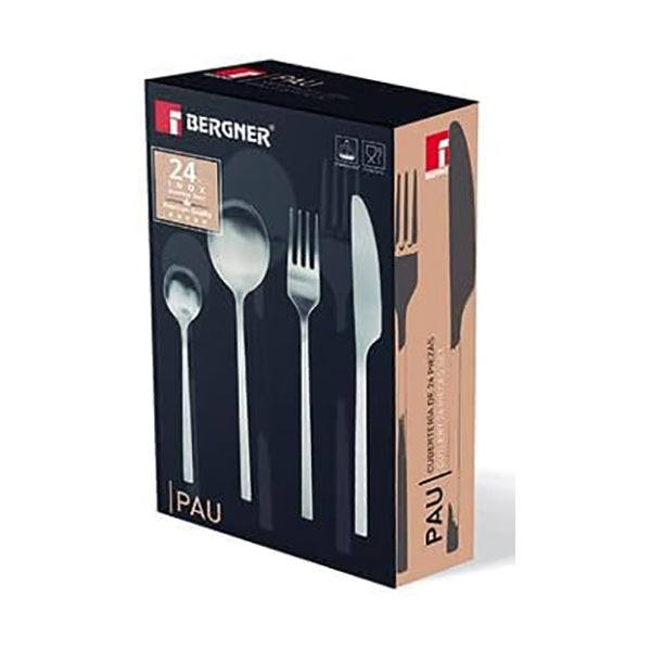 Bergner, Set 24 Pcs Cutlery Ss - BG-45095-MM
