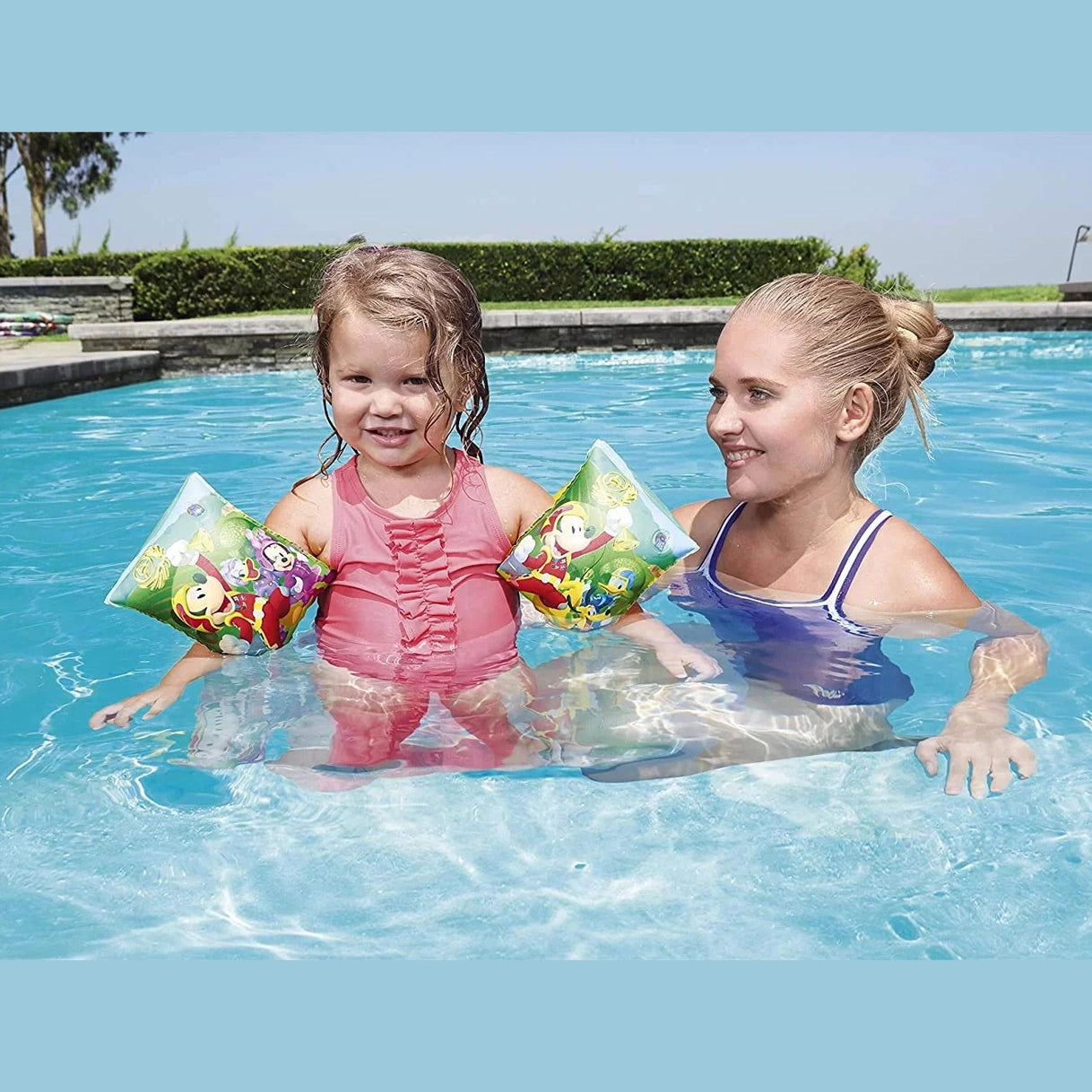 (Net)Bestway Mickey Mouse Baby Armbands for Child