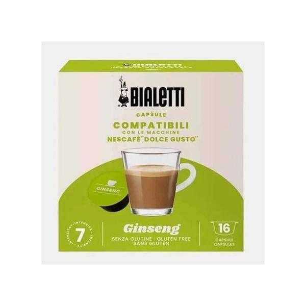 Bialetti 96080447 16 PCS Dolce Gusto Compatible Ginseng Capsules, BIA96080447