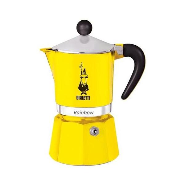 Bialetti 0004982/Np Rainbow 3 Cups Yellow, BIA0004982