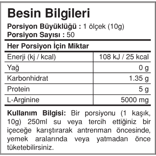 Big Joy Arginine 50 Servings