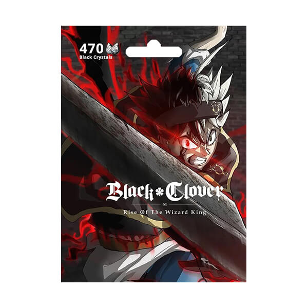 Black Clover Mobile - 470 Black Crystals - International
