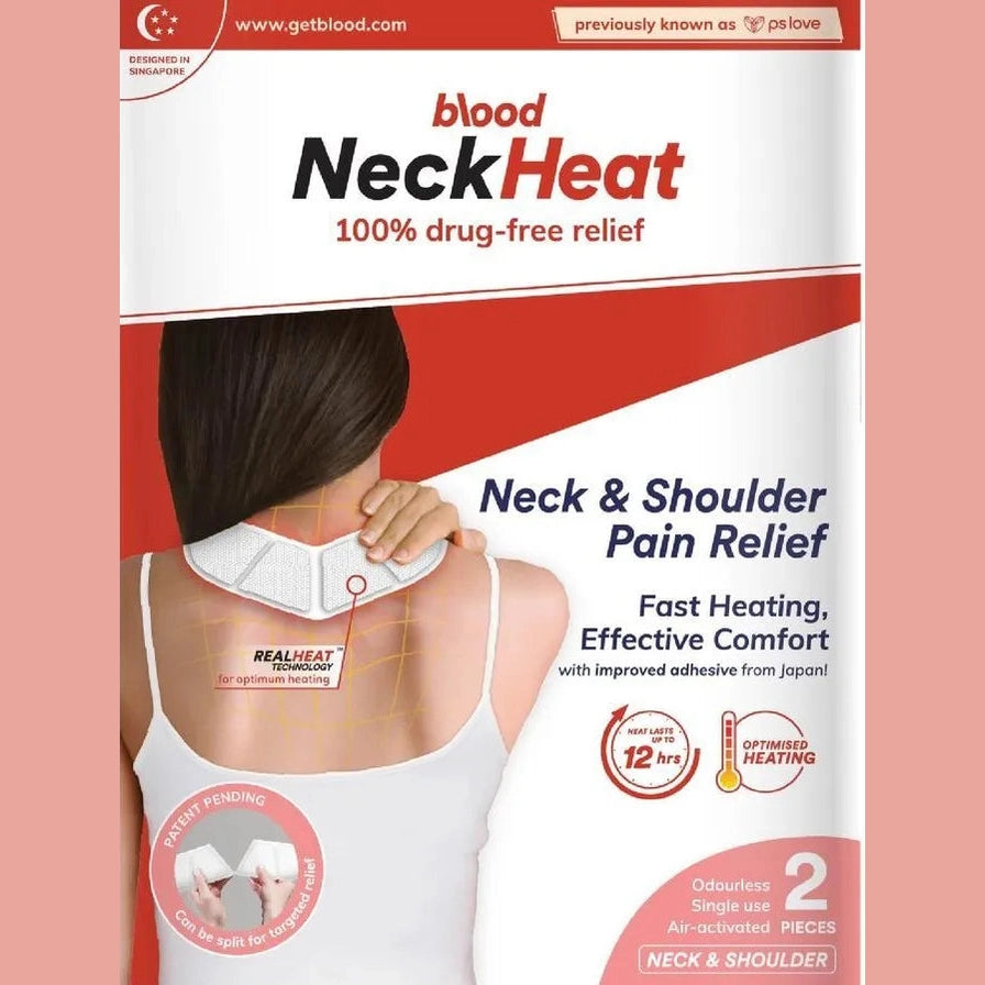 Blood NeckHeat Neck and Shoulder Pain Relief 2 Pieces - Medaid - Lebanon