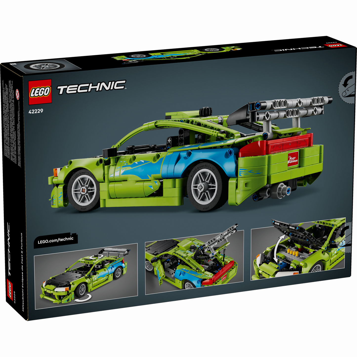 Lego Fast and Furious Mitsubishi Eclipse Car (42229)