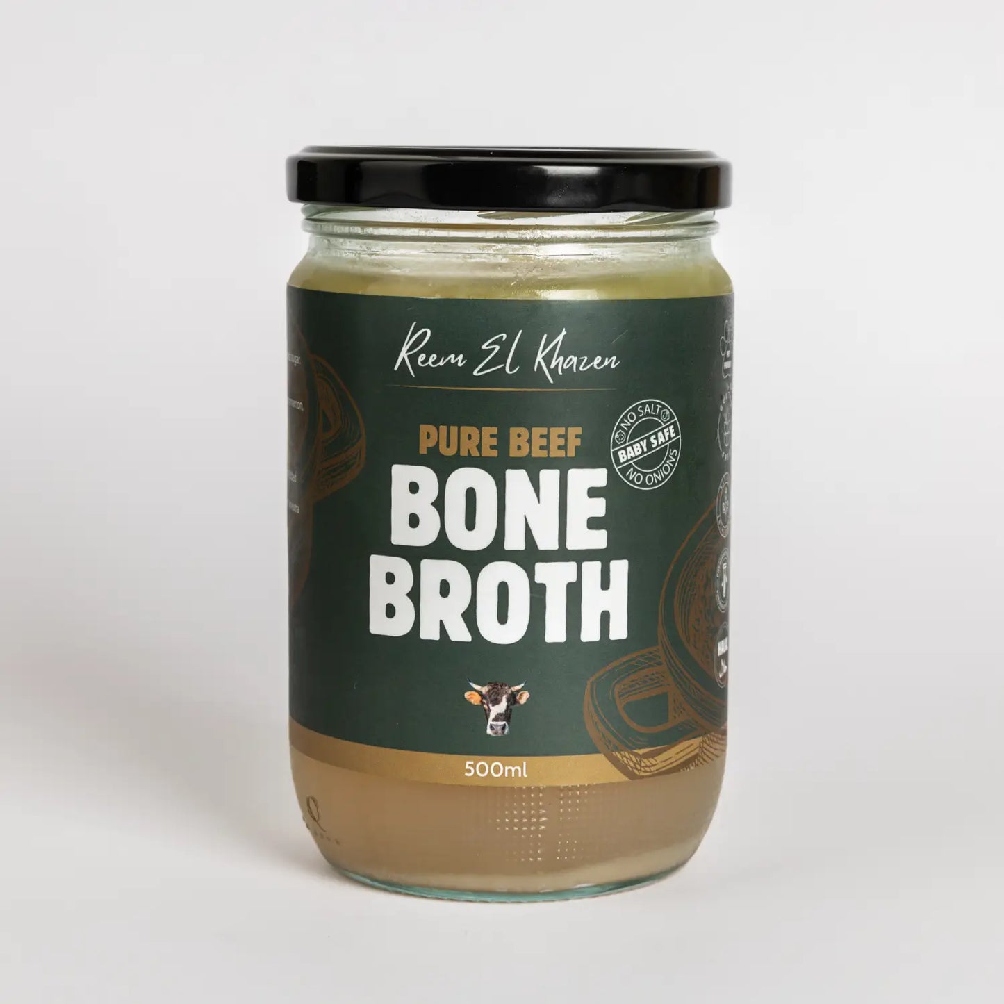 Reem El Khazen Bone Broth 500ml no salt no onion (baby friendly and pet friendly)