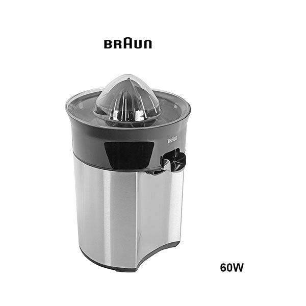 Braun Citrus Quick 5 Citrus Juicer, Direct Juice Spout, Anti-Drip Spout, Automatic Start/Stop, Easy Cleaning, Direct Serving System, Includes Protective Lid, 60W CJ5050