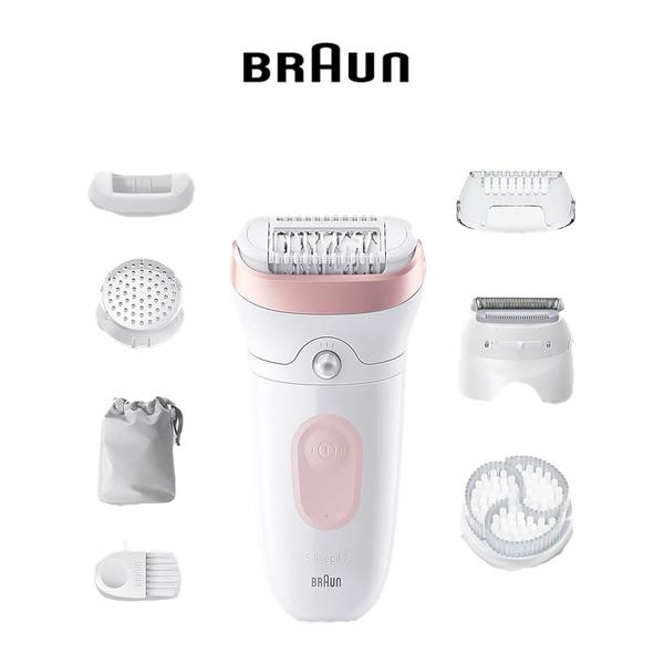 Braun Silk-épil Series 7 7-060 Epilator. Gentle yet Effective, Perfect for Legs, Arms, Underarms, and Bikini Line. Suitable for Wet and Dry Use