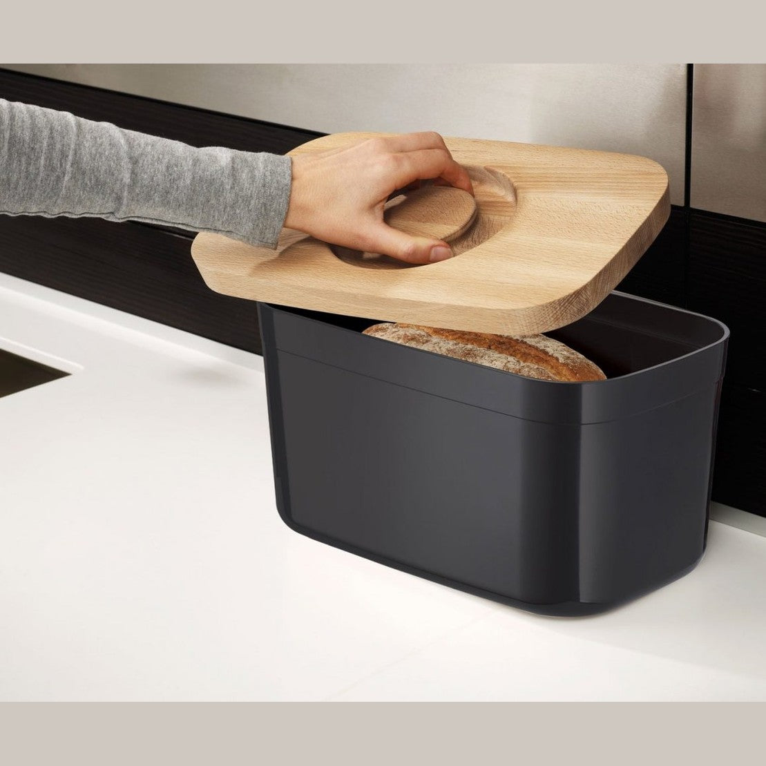 Joseph Joseph Bread Bin with Bamboo Lid