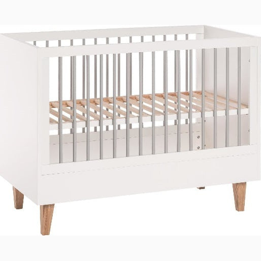 Vox - Cot Bed 70x140cm Concept - Baby White,Grey