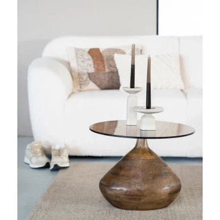 Bond Brown Modern Classic Side Table by By-Boo