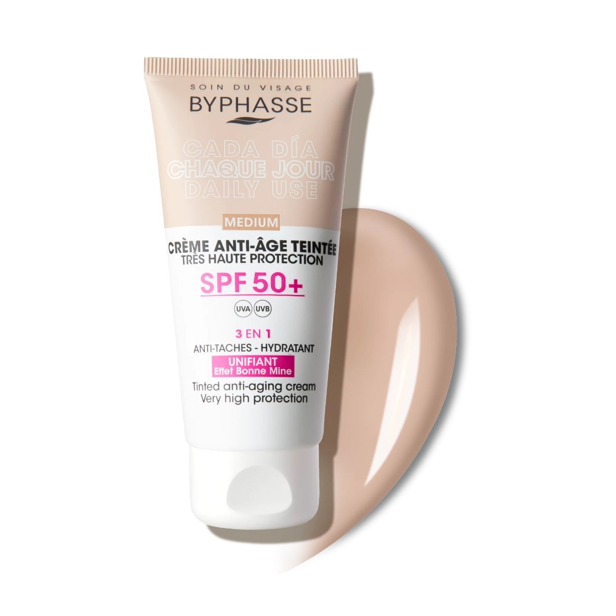 Byphasse Tinted Anti-Aging Cream Spf50+ 50ml - Medaid International