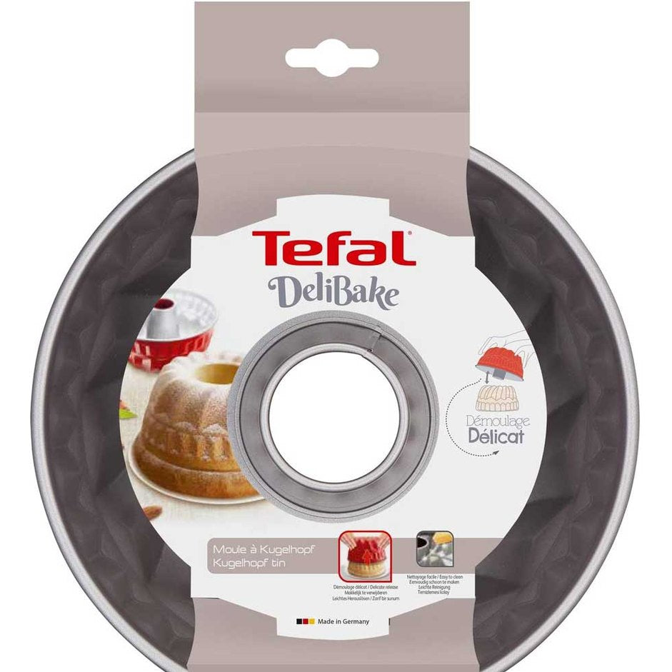 Tefal Delibake Kugelhopf Steel Baking Mould 22cm