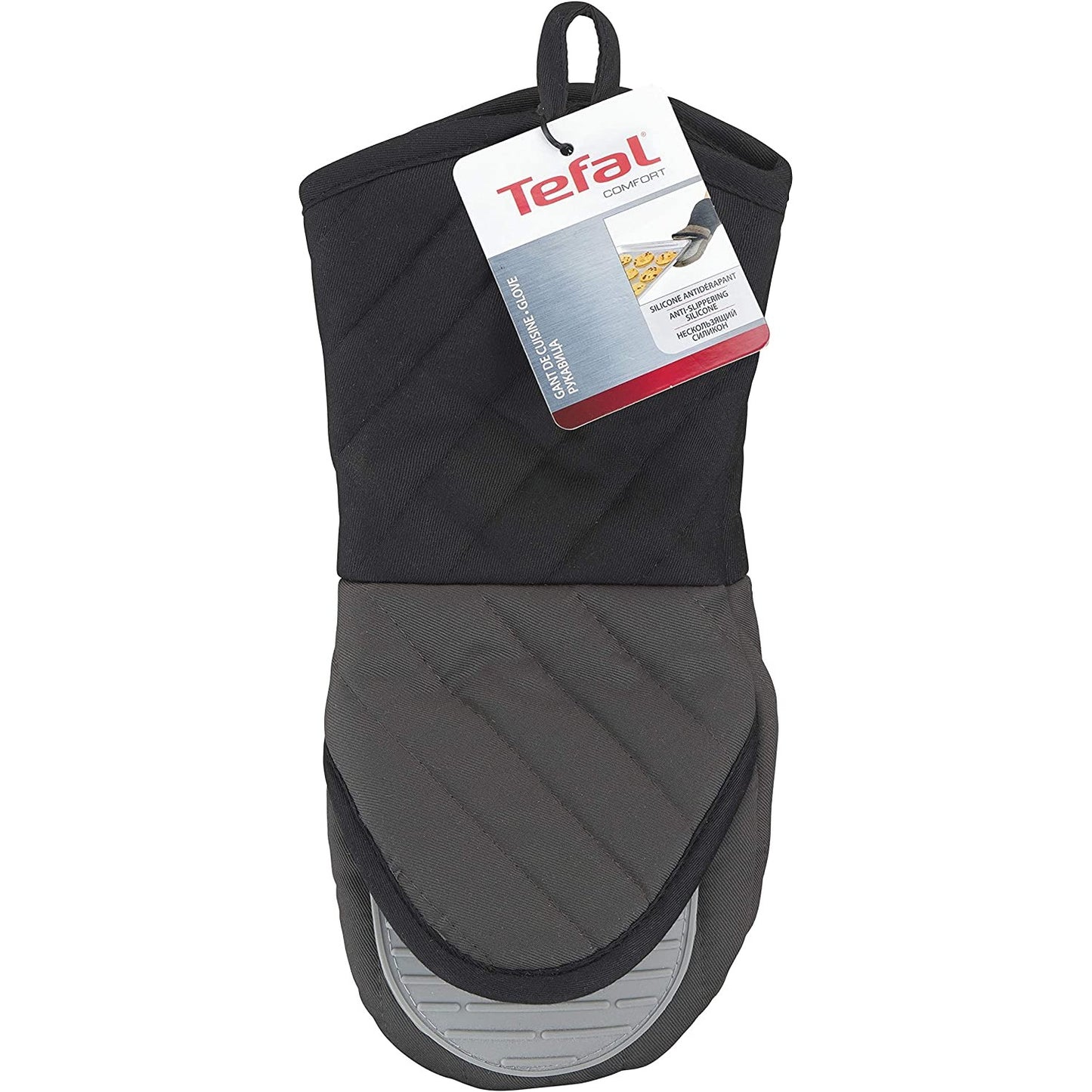 TEFAL Comfort Kitchen Gloves Black/Grey