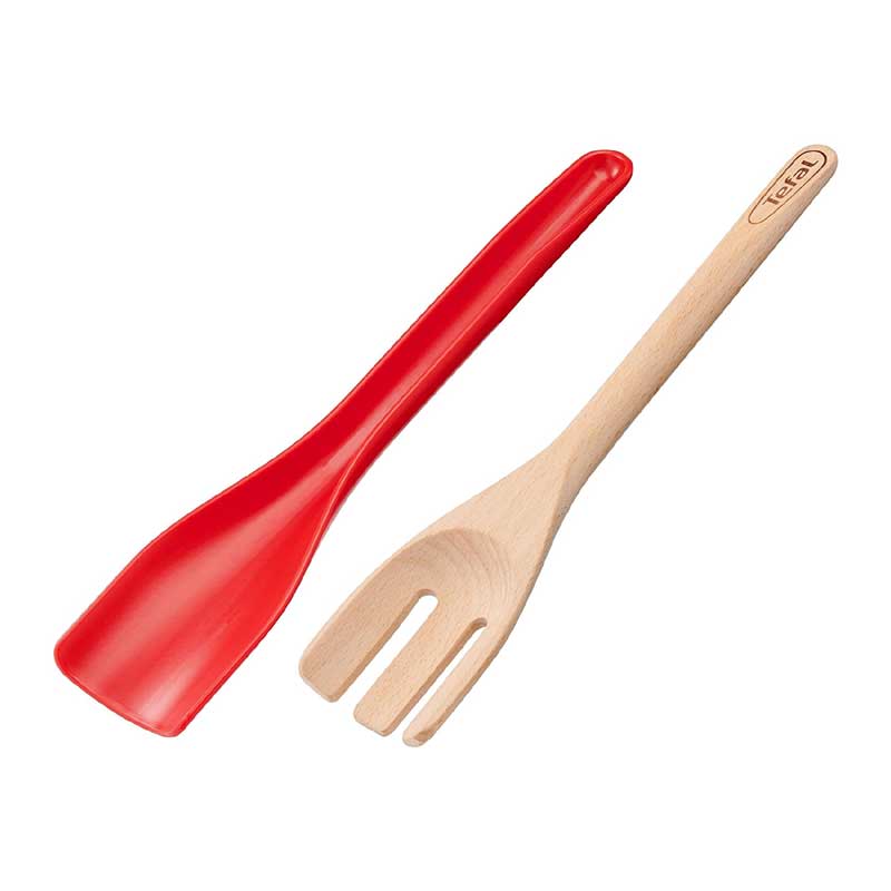 Tefal ingenio wooden salad server