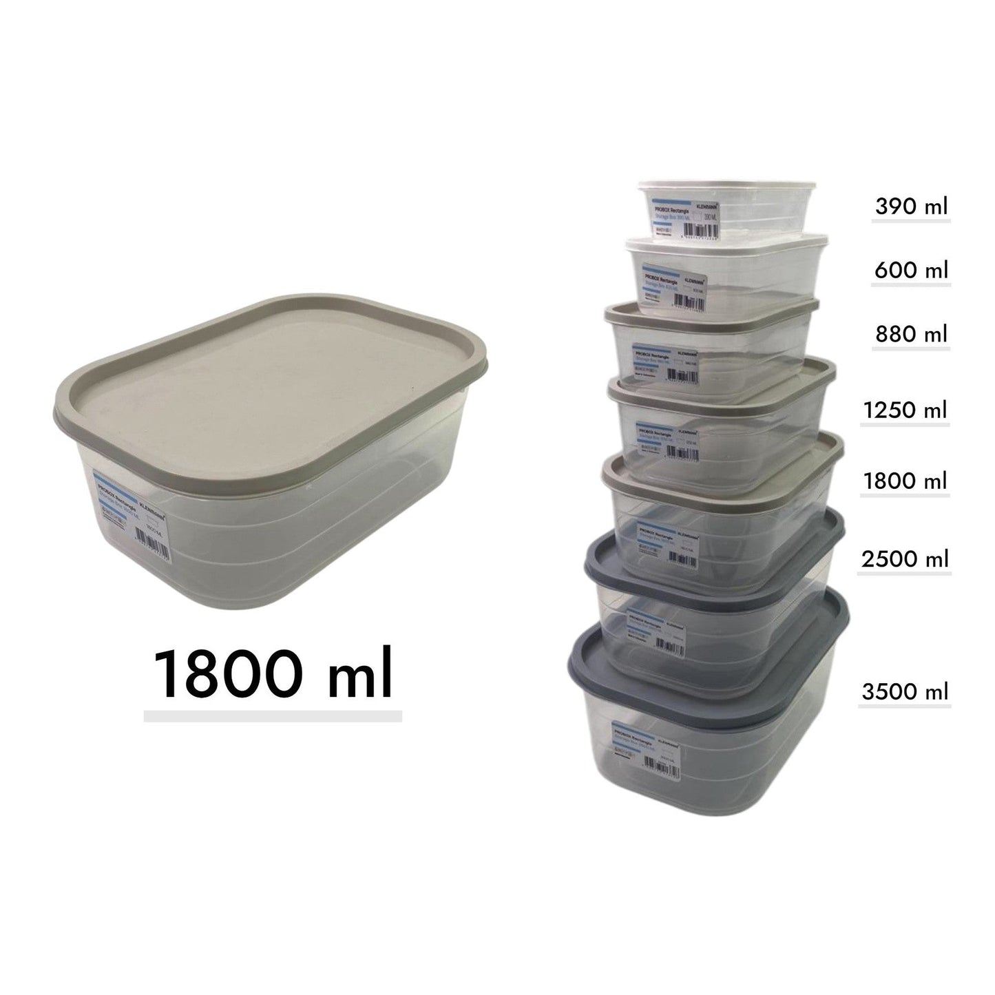 Probox Rectangular Food Storage Box 1800 ml