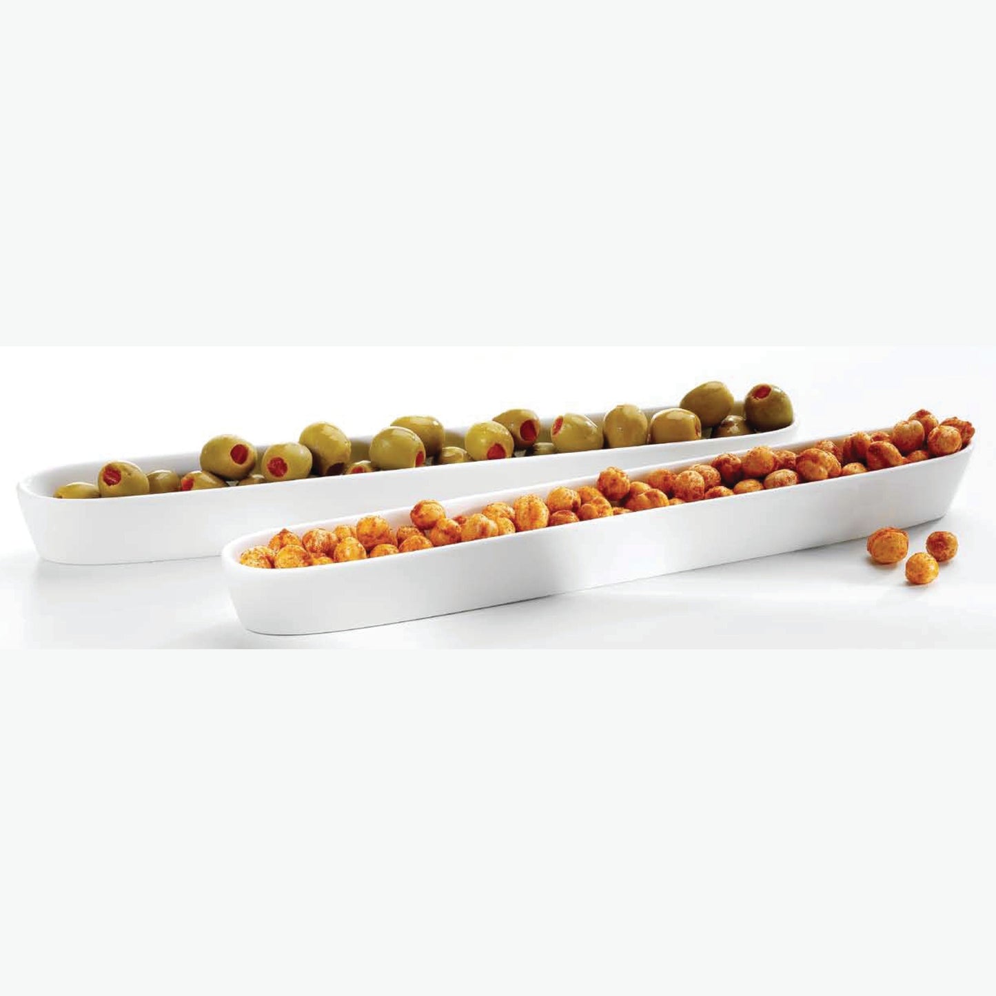Symphony olive plate set of 2 (L:31cm)