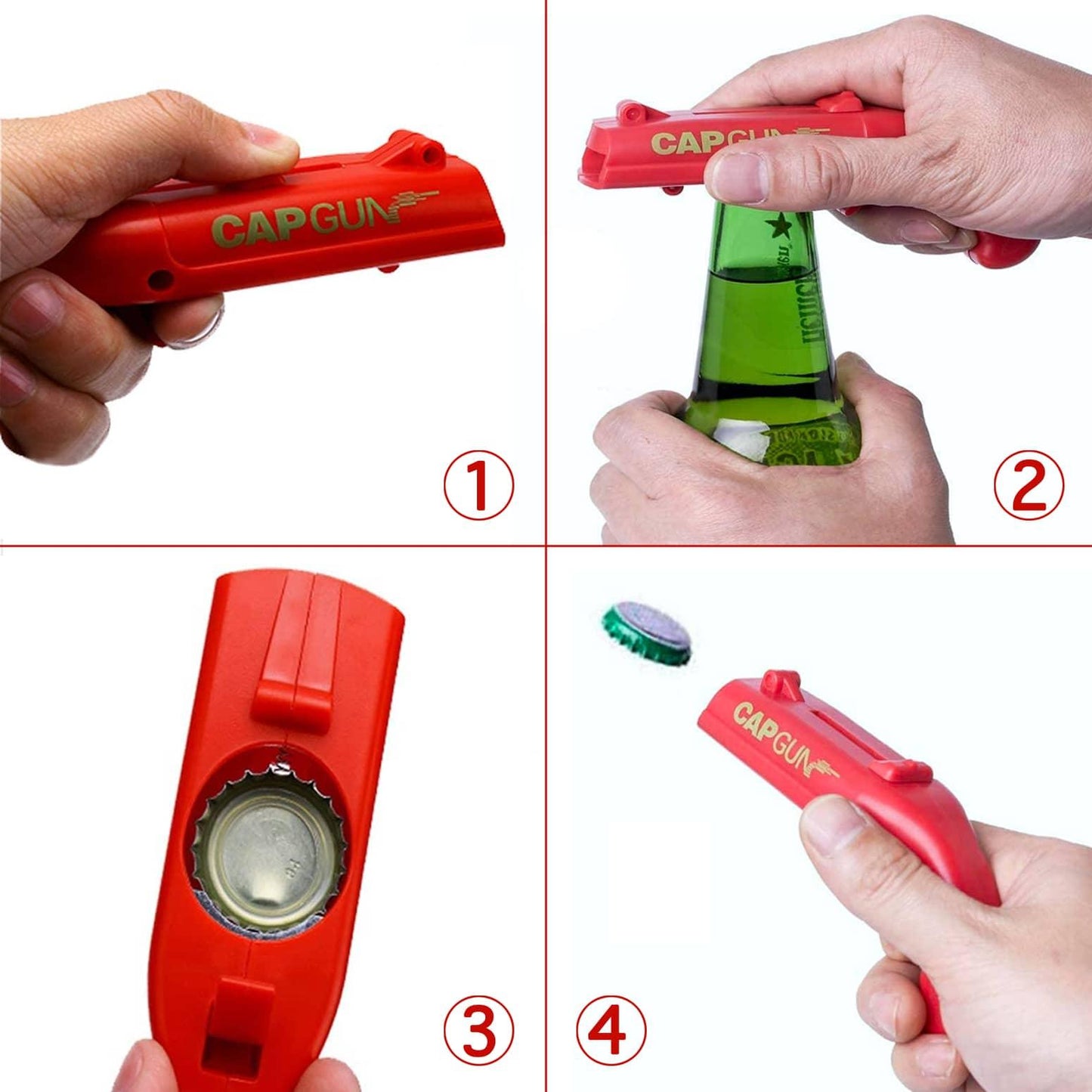Cap Gun Bottle Opener