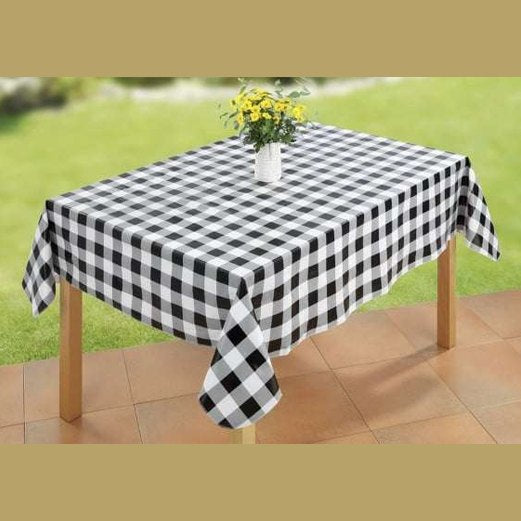 Karo Tablecloth grey 180x140cm by Wenko