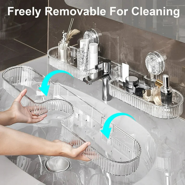 Bathroom Faucet Wall Mounted Storage Rack