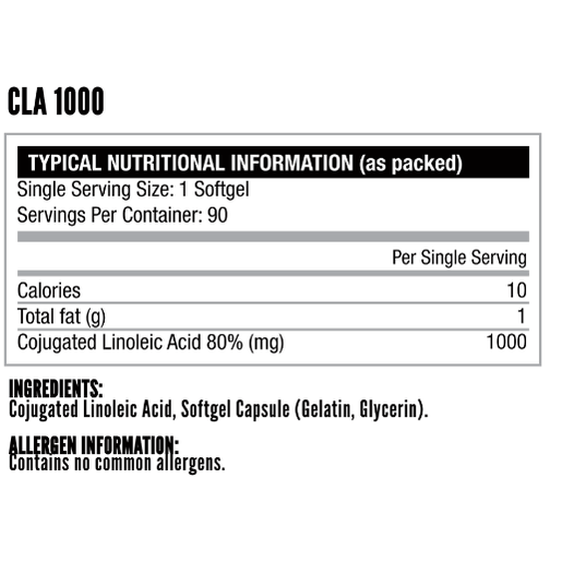 Nutritech Thermotech CLA 1000 90 Servings