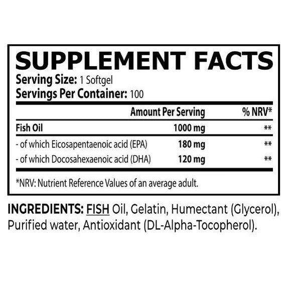 Core Champs Omega-3 Fish Oil 120 Softgels