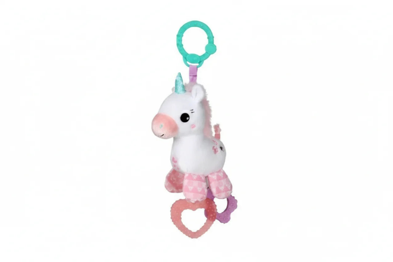 Kids2 - BS Soothemate Plush Teether Toy - Unicorn