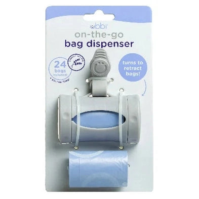 Ubbi - On The Go Bag - Dispenser Lavender Scented Grey