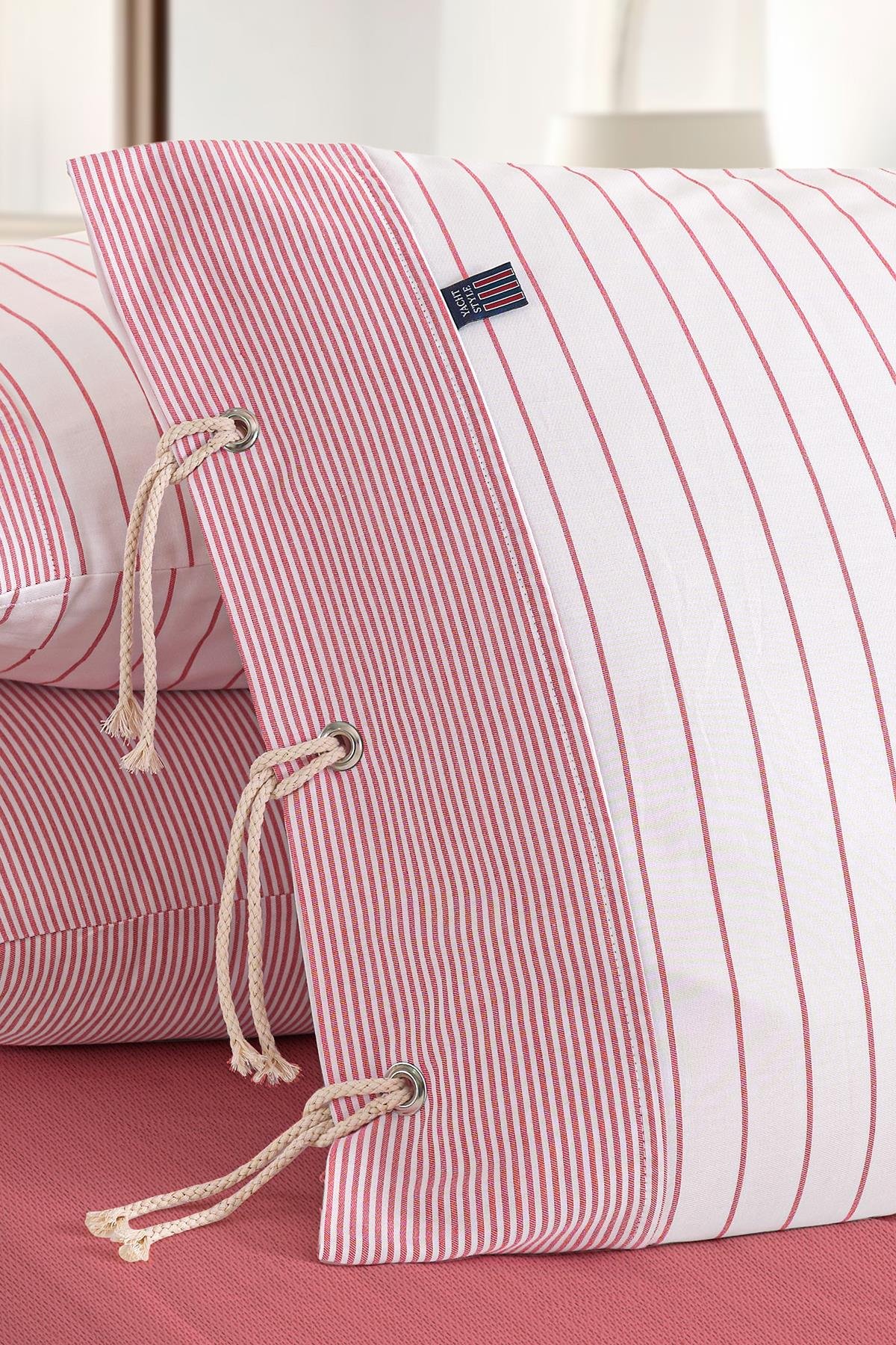 Cruise Double Yarn Dyed Duvet Cover Set - Red