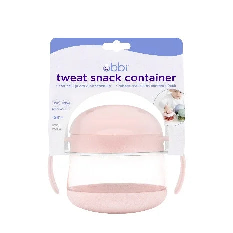 Ubbi - Snack Container - Blush Pink