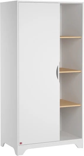VOX Wardrobe Leaf White/Oak
Depth: 52cm
Width: 88.5cm
Height: 179.5cm
weight 66.80 kgs (3 packages)
White/Oak