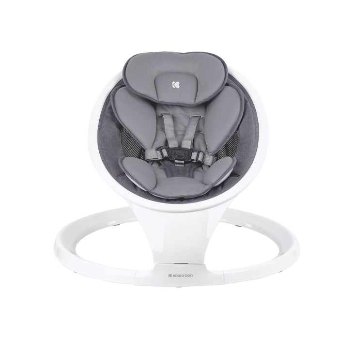 Kikkaboo - Electrical Side-To-Side Swing - Cuddle Me - Dark Grey