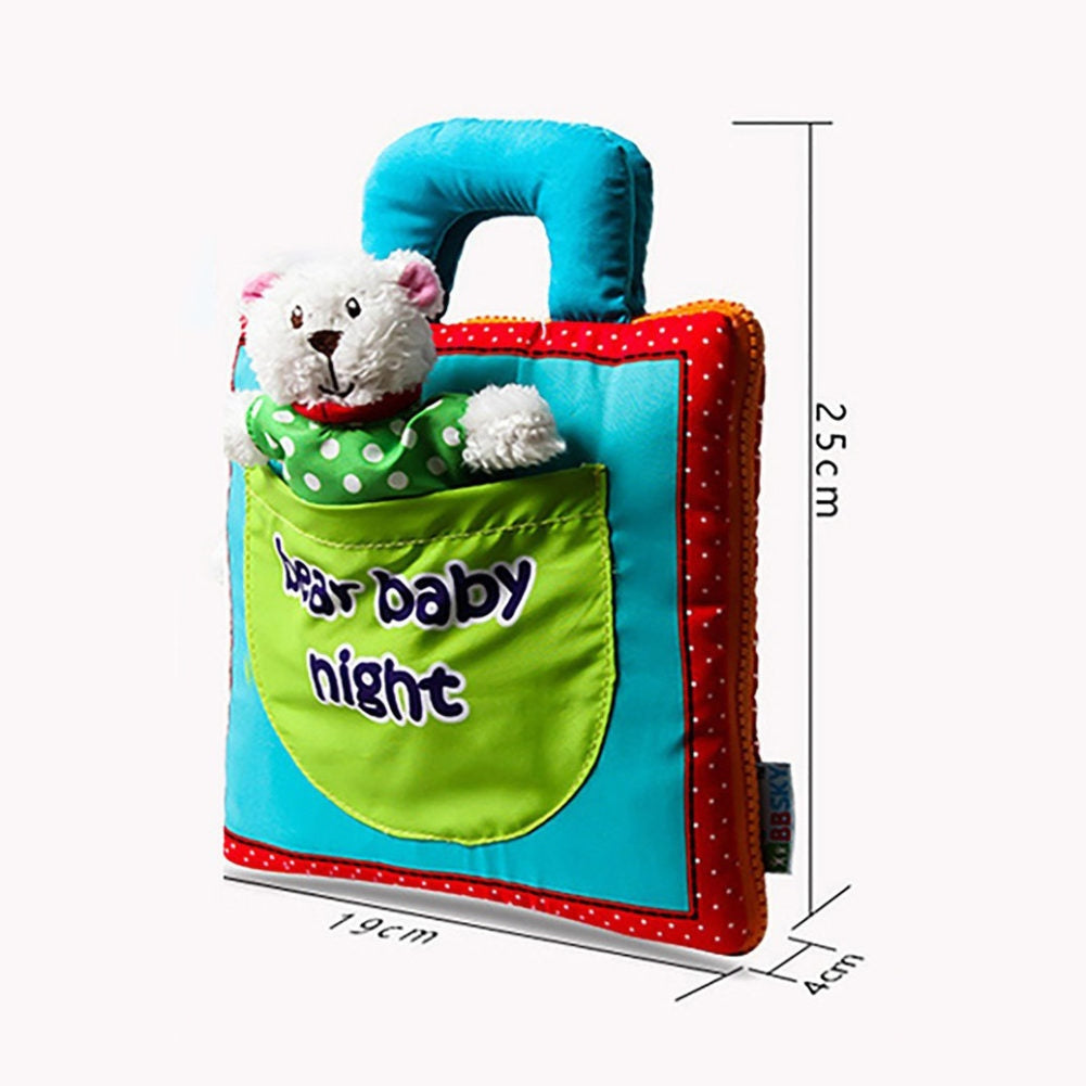 Tumama Kids - Busy Book - Bear Baby Night - Cloth Book